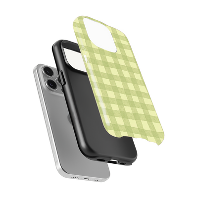 Checkered | Green Phone Case