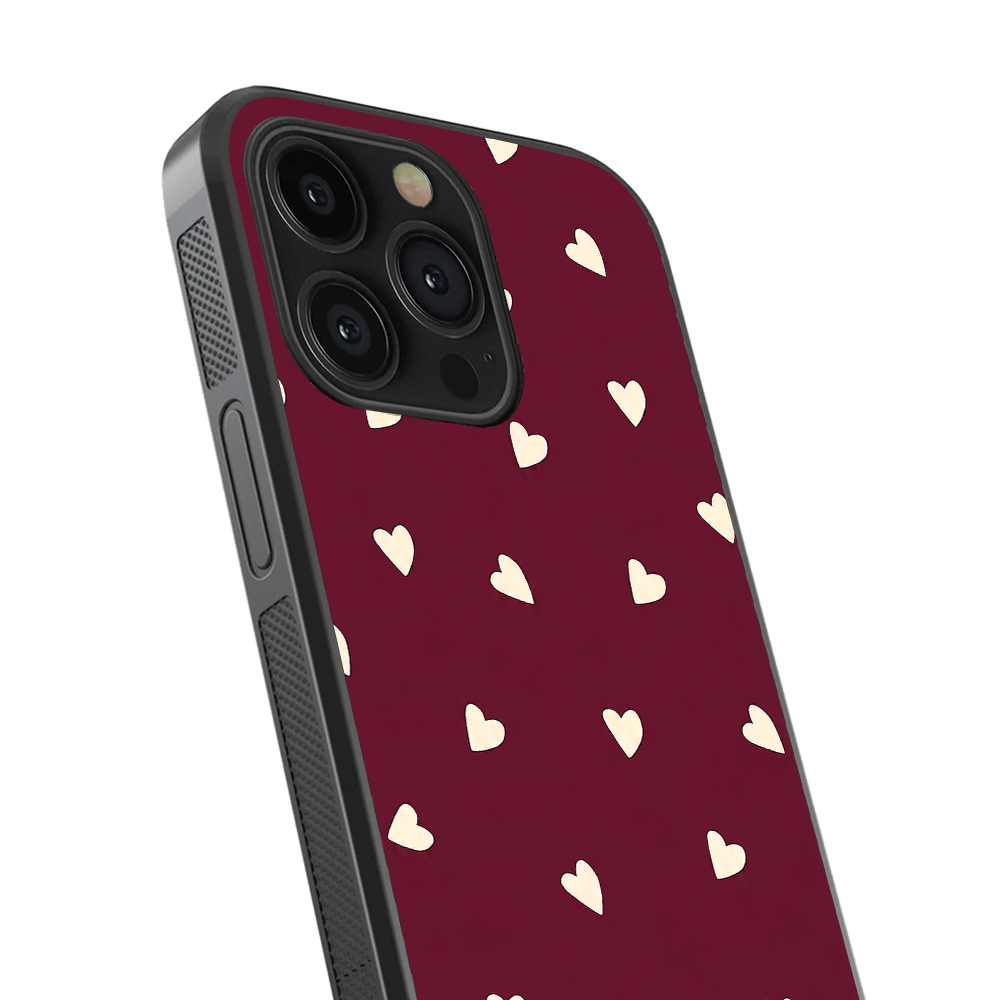 Heartfall | Burgundy Phone Case