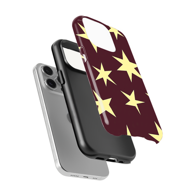 Starry | Burgundy Phone Case