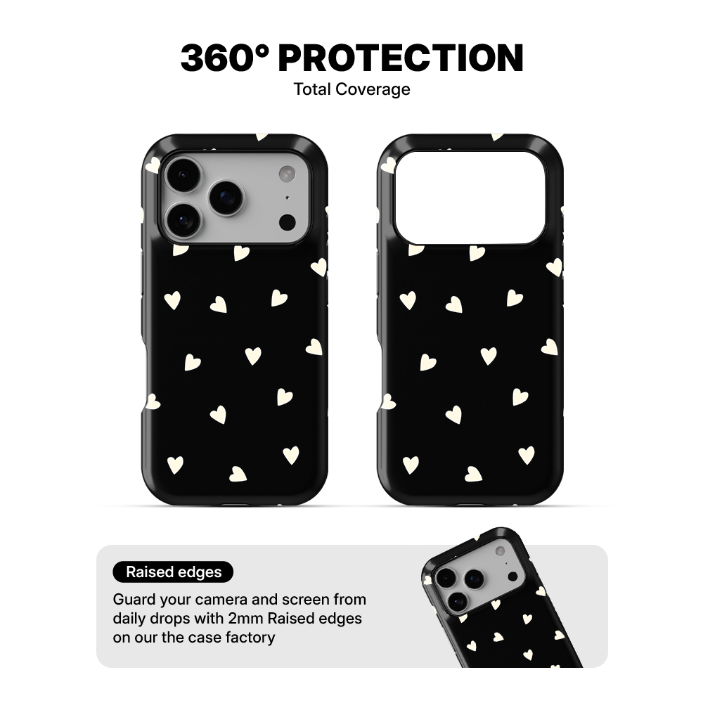 Heartfall | Black Phone Case