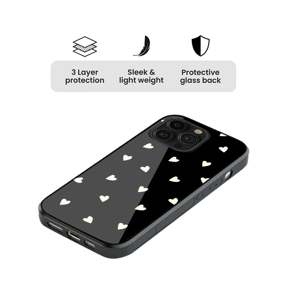Heartfall | Black Phone Case