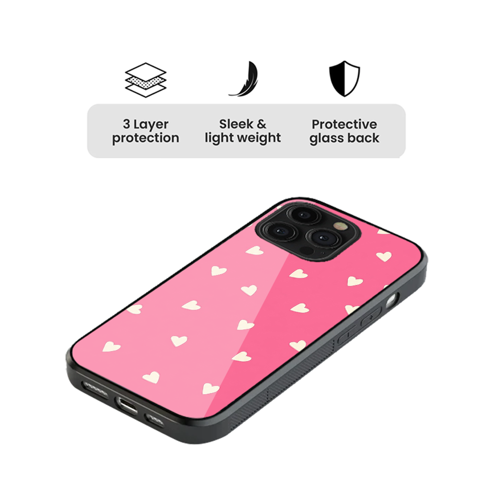 Heartfall | Pink Phone Case