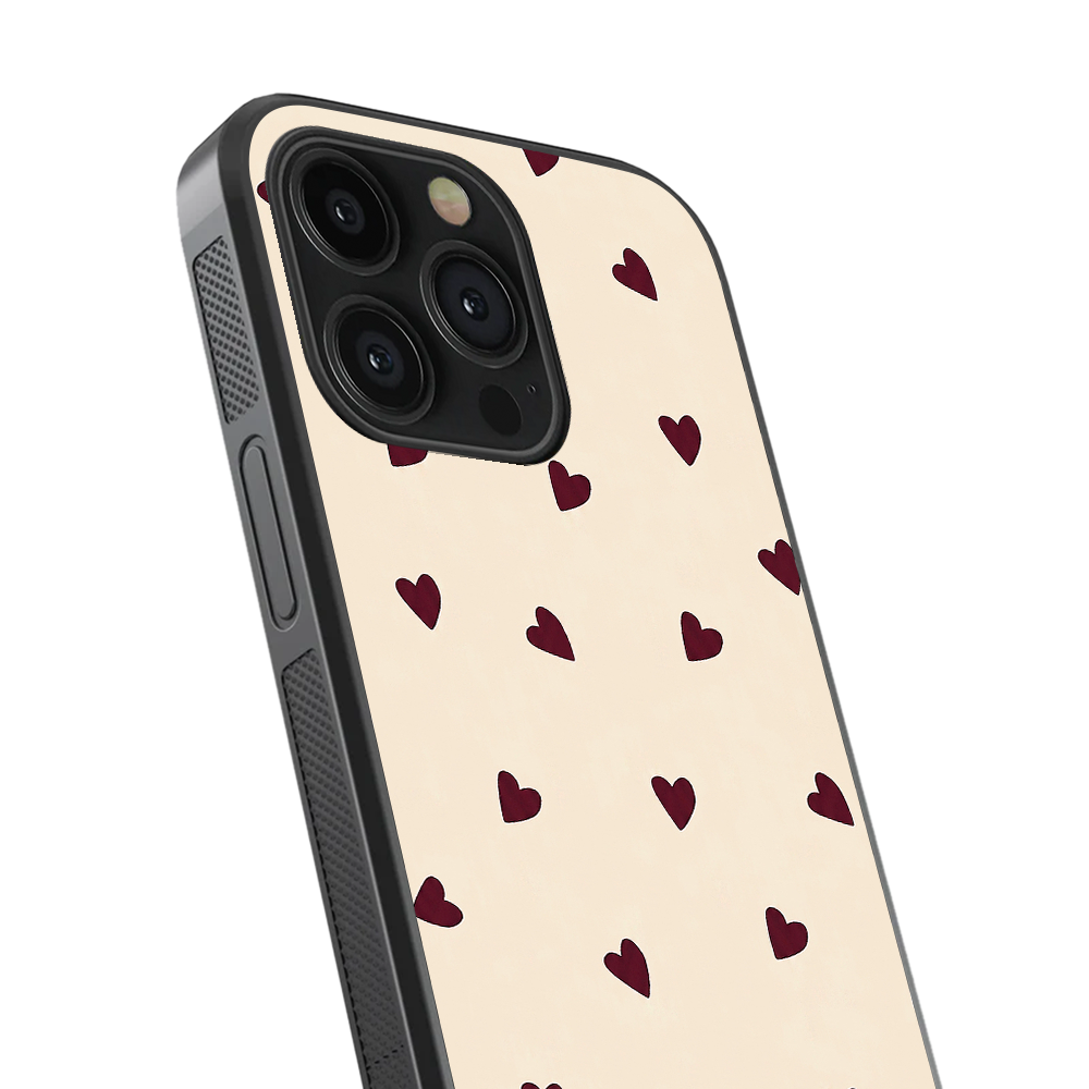 Heartfall | Beige Phone Case