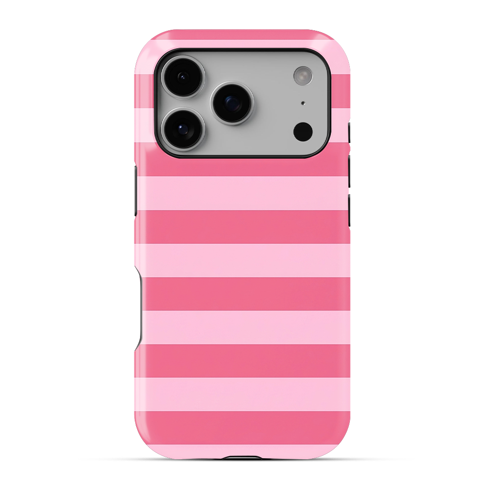 Striped | Pink & Baby Pink Phone Case