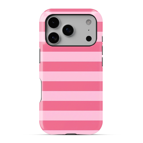 Striped | Pink & Baby Pink Phone Case