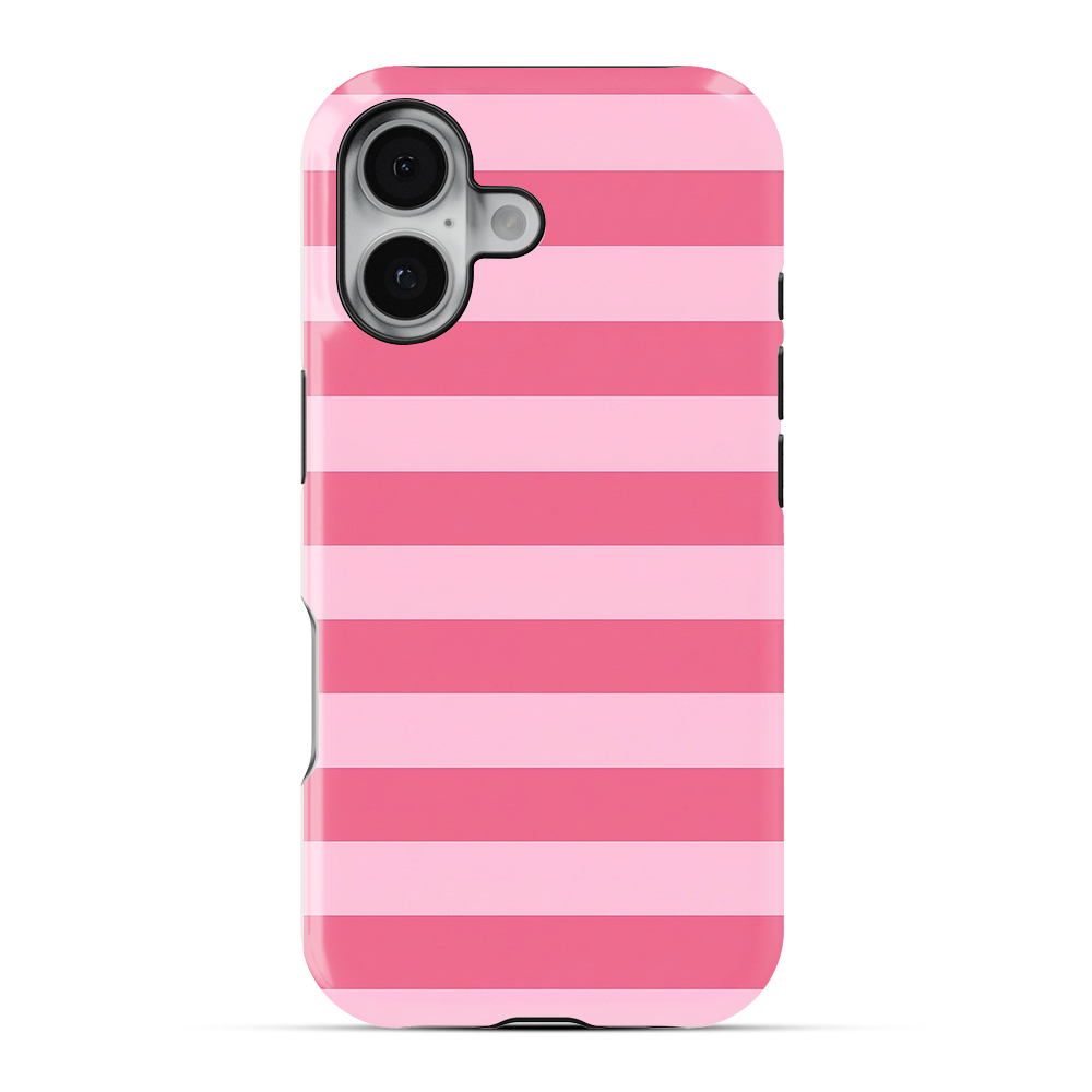 Striped | Pink & Baby Pink Phone Case