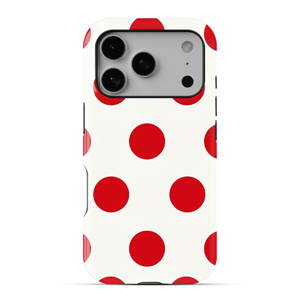 Polka Dot | Red & White Phone Case