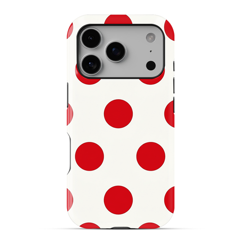 Polka Dot | Red & White Phone Case
