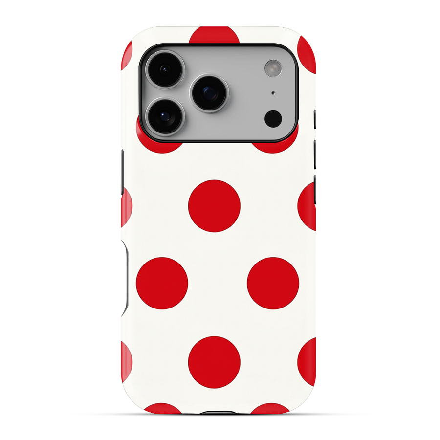 Polka Dot | Red & White Phone Case
