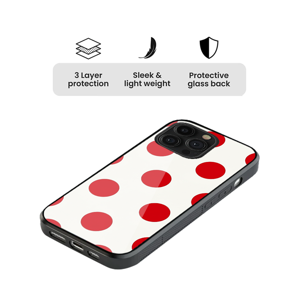 Polka Dot | Red & White Phone Case
