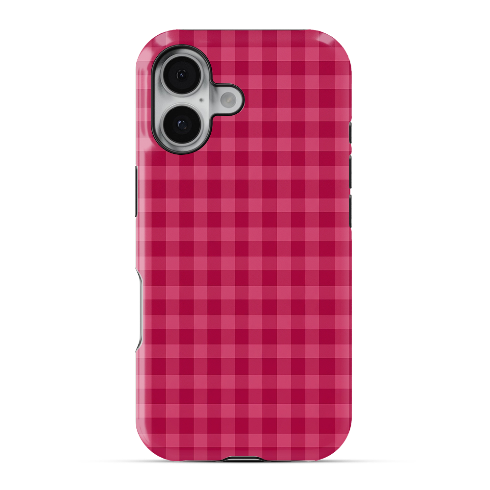 Checkered | Pink & Red Phone Case