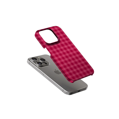 Checkered | Pink & Red Phone Case