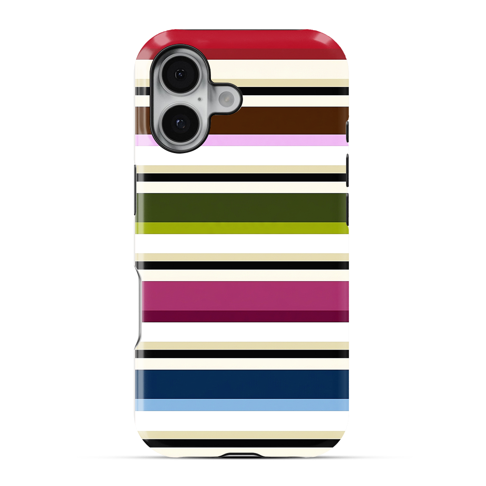 Striped | Multi-Colour I Phone Case