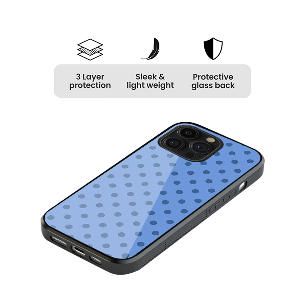 Polka Dot | Blue & Navy Blue Phone Case