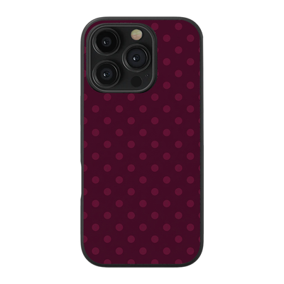 Polka Dot | Burgundy Phone Case