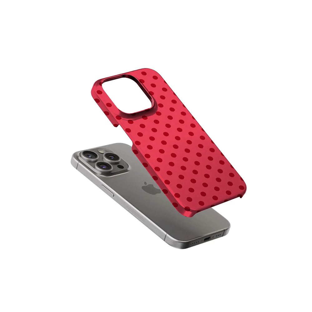 Polka Dot | Red & Pink - I Phone Case