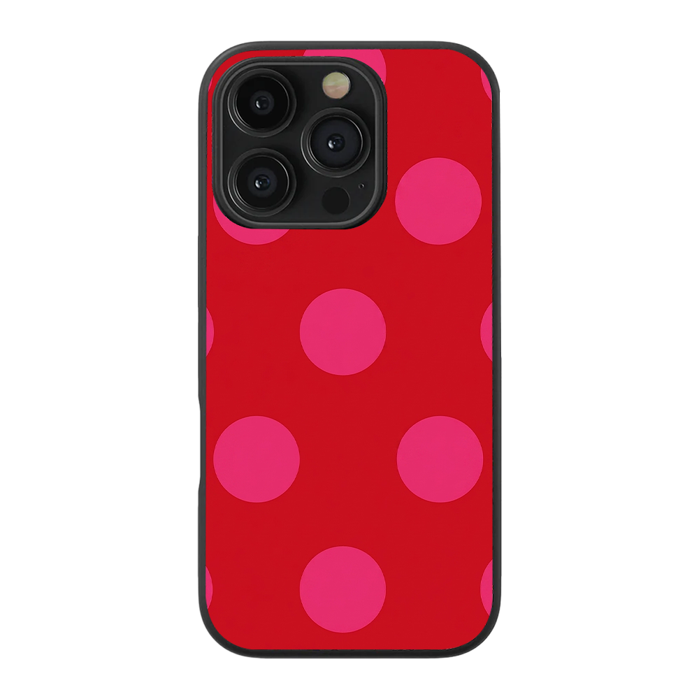 Polka Dot | Red & Pink - II Phone Case