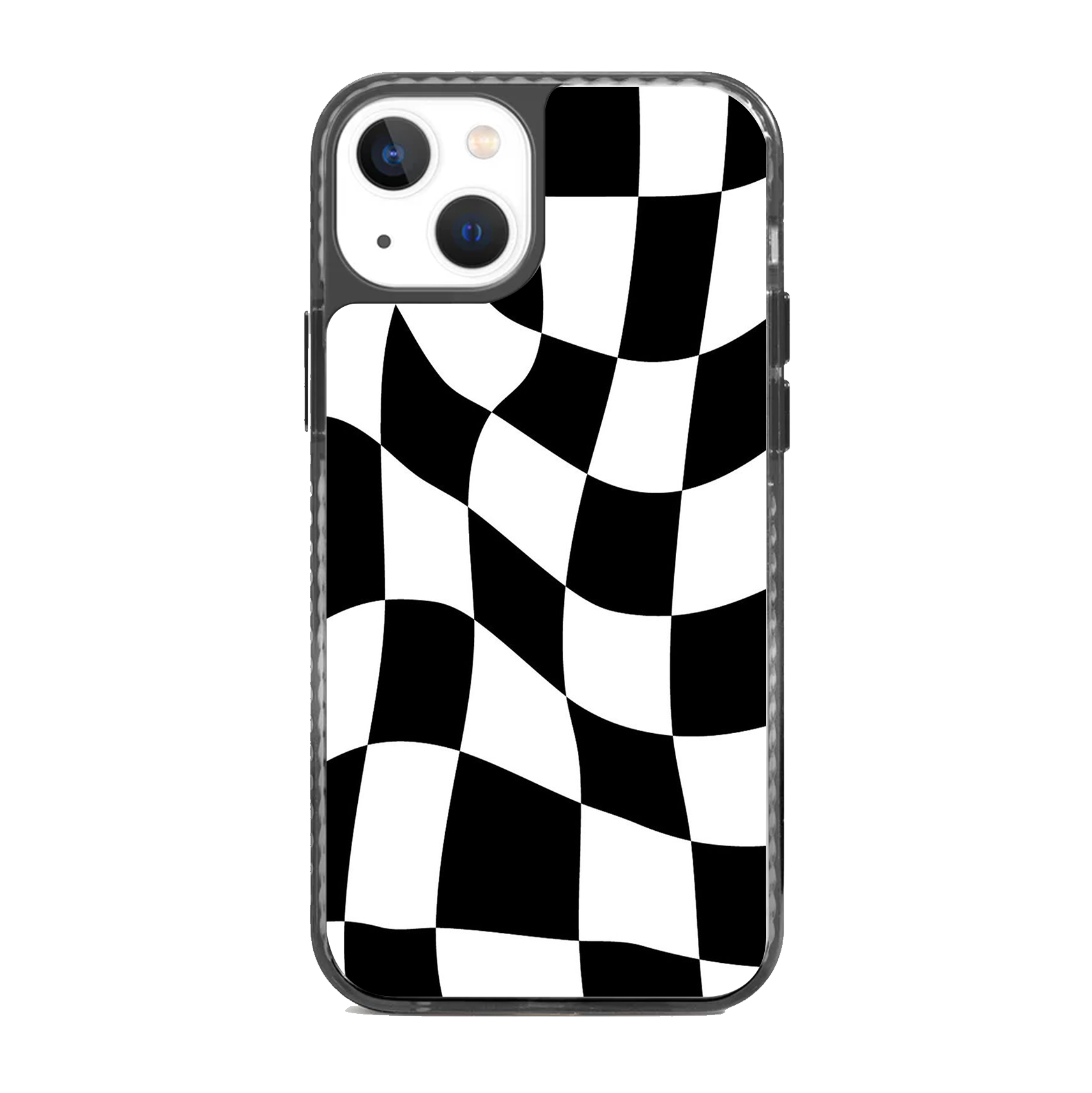 Checkered Basic Black/White Phone Stride 2.0 Case