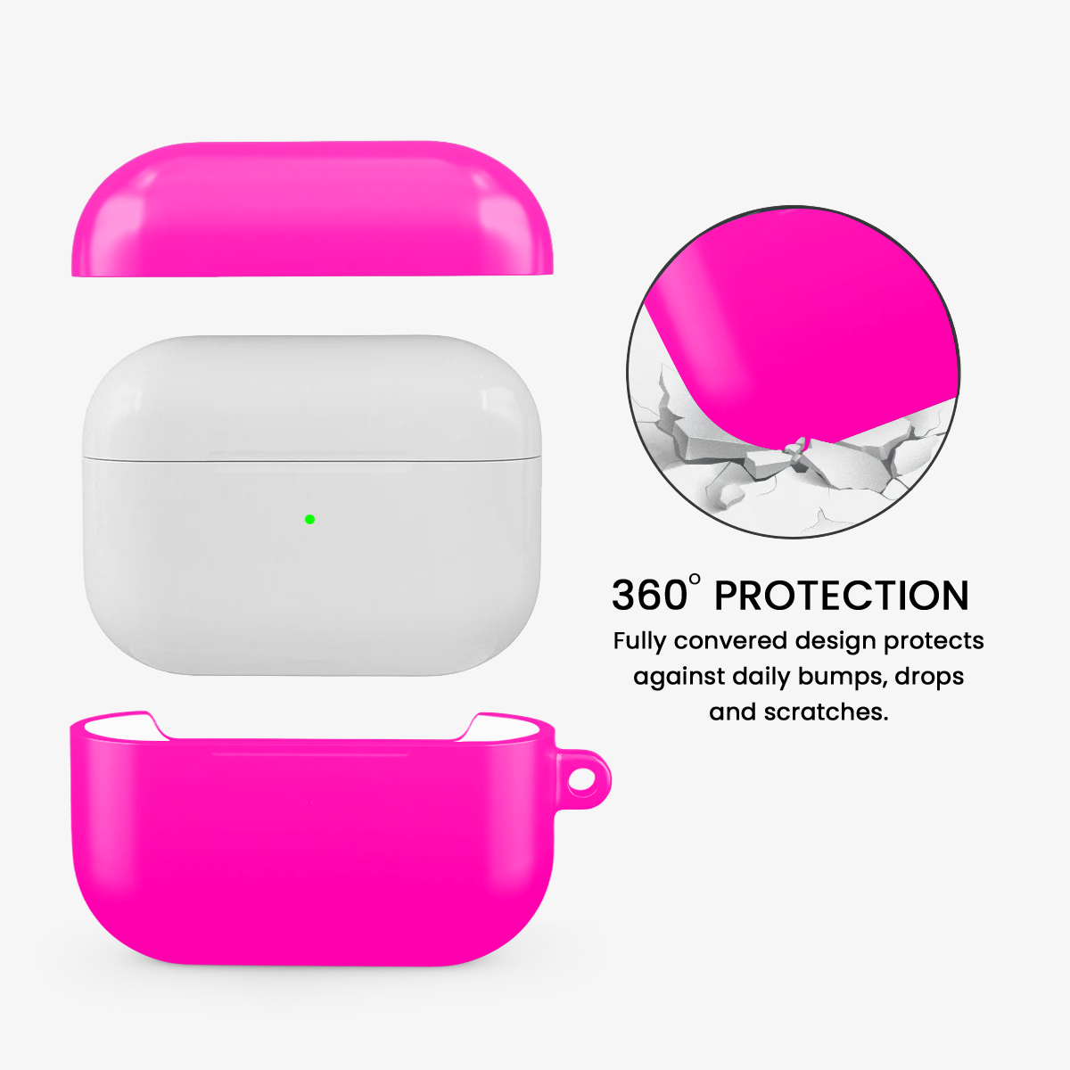 Orchid Pink Airpods Case