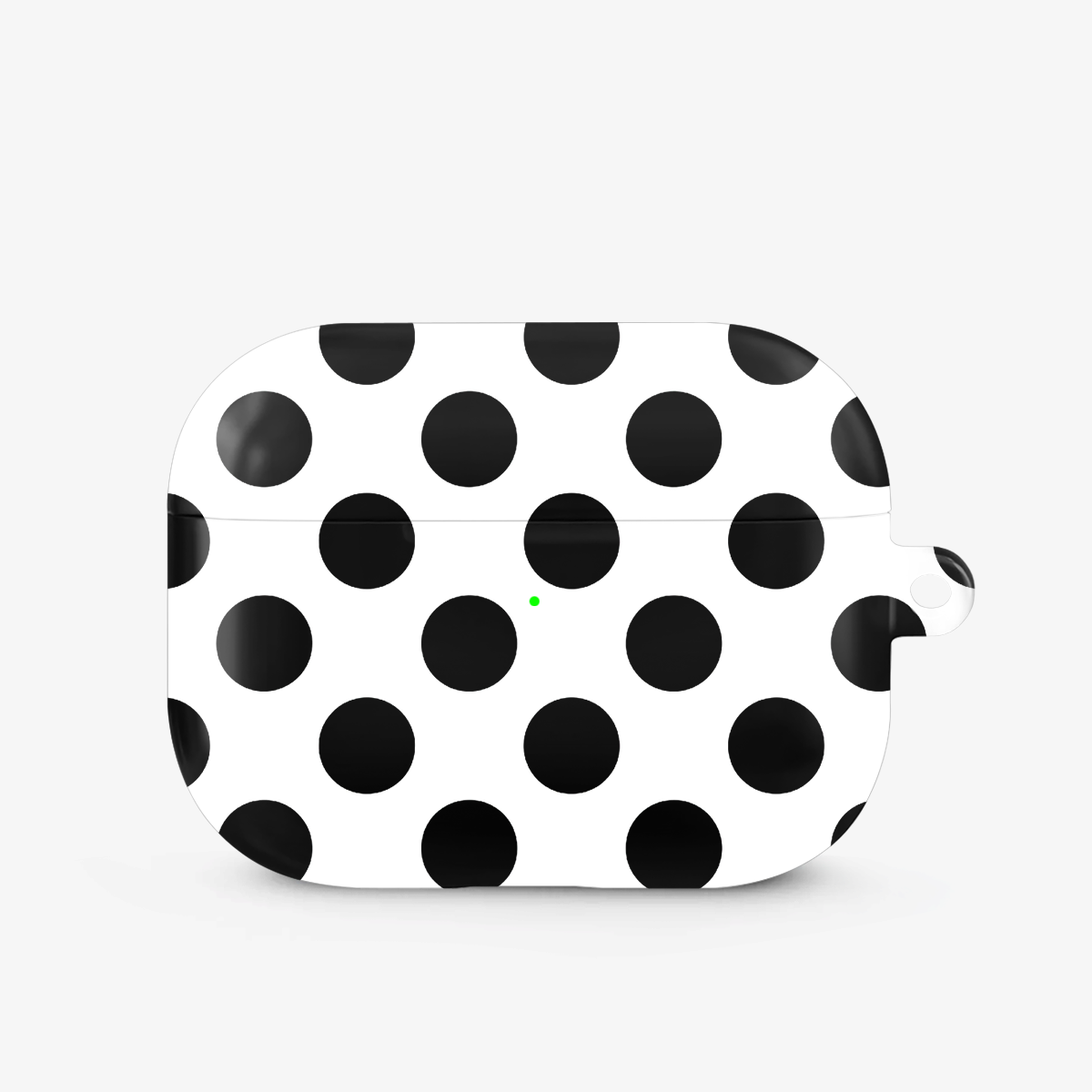 Polka Dot | White & Black II Airpods Case