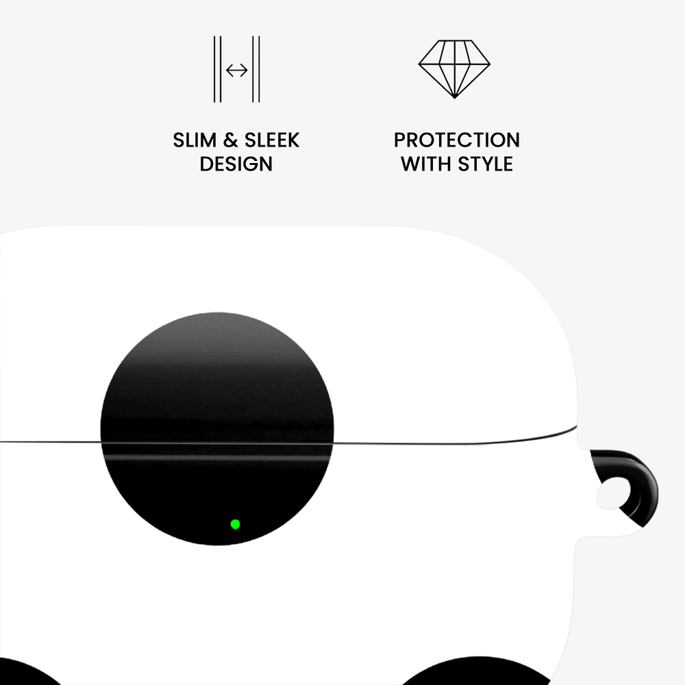 Polka Dot | White & Black III Airpods Case