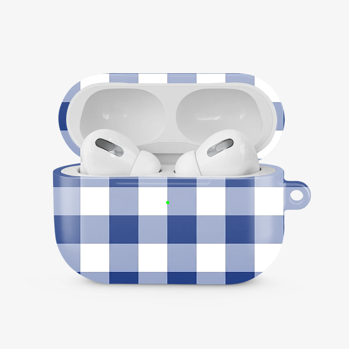 Gingham | Blue & White - VI Airpods Case