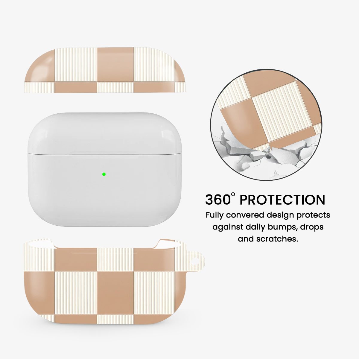 Nude Vibe Checker Airpods Case
