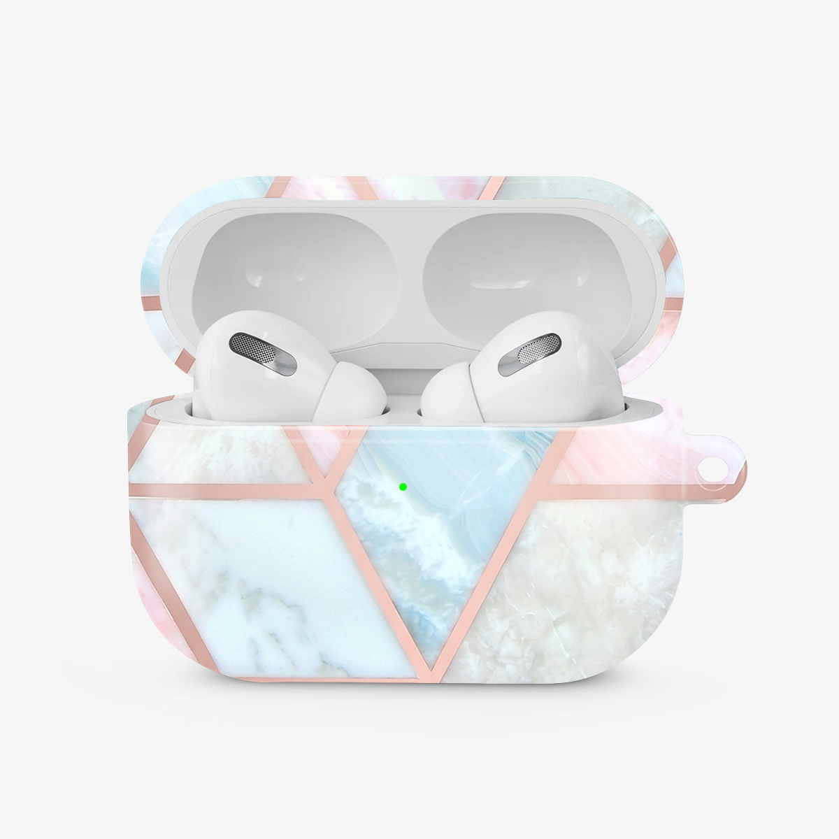 Geometric Marble Airpods Case