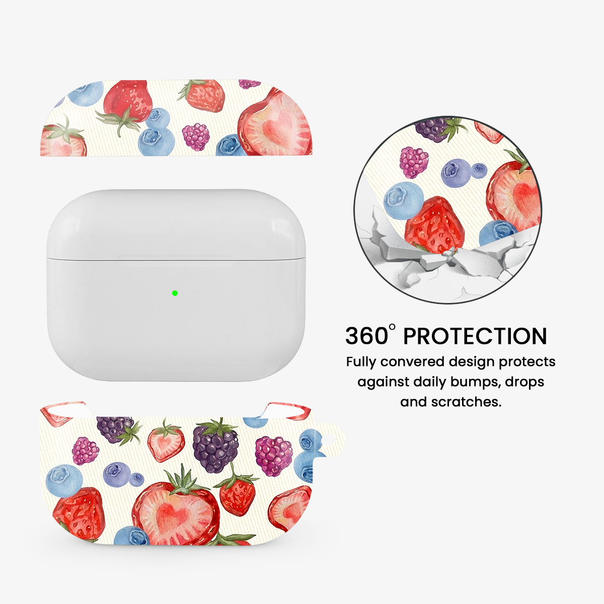 Fruit Tart Airpods Case