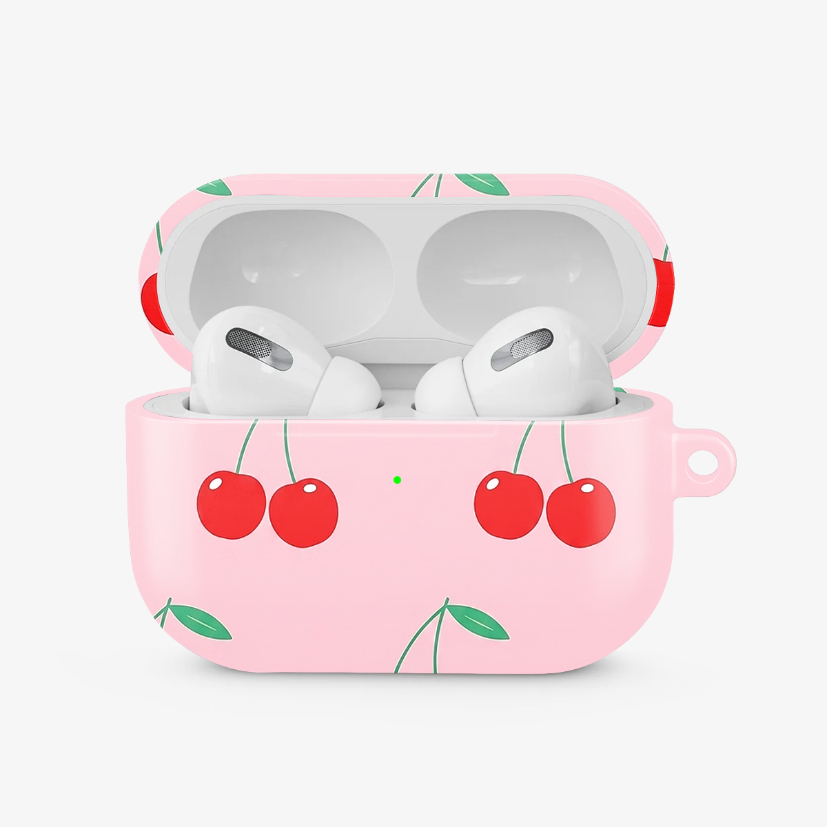 Pink Cherries Airpods Case