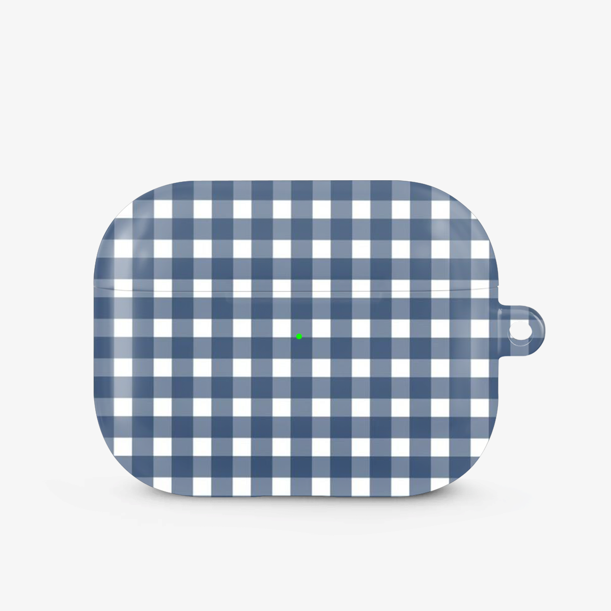 Gingham | Blue & White - V Airpods Case
