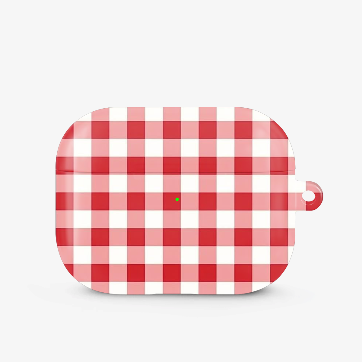 Gingham |Red & White Airpods Case