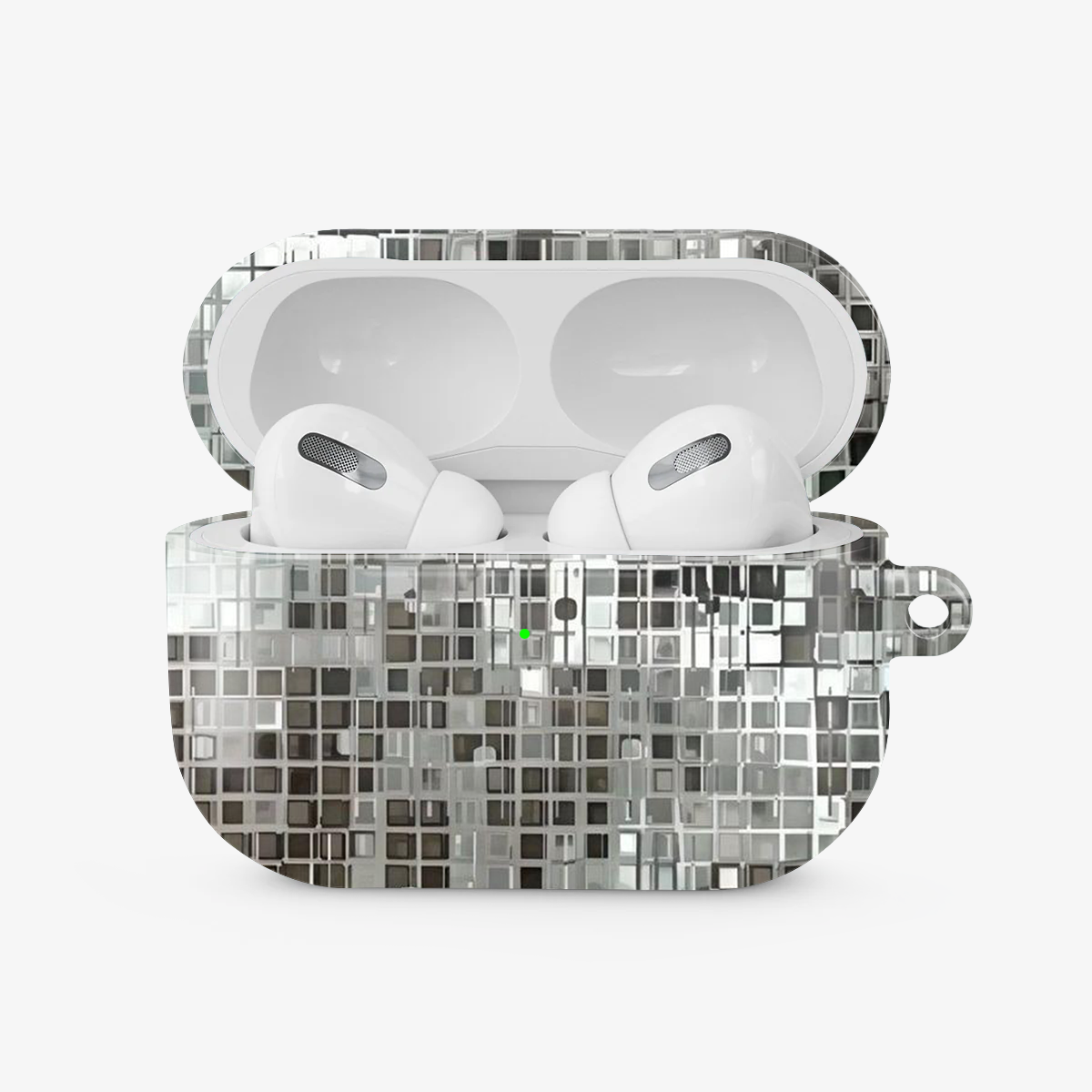 Monochrome Mosiac Airpods Case
