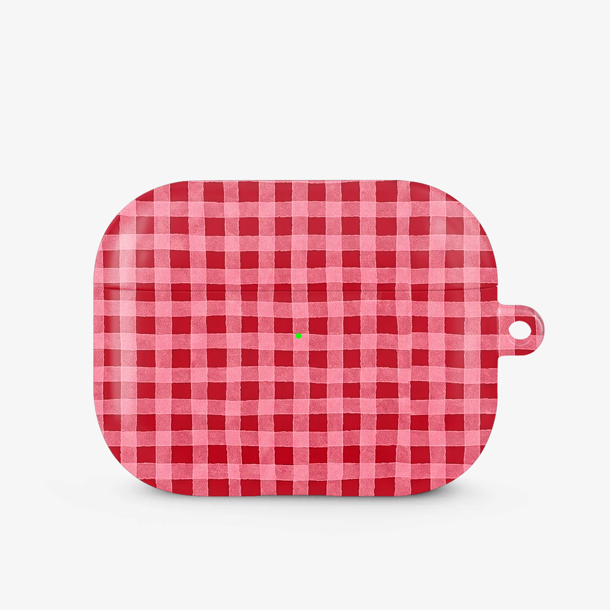 Gingham | Cottage Red Airpods Case
