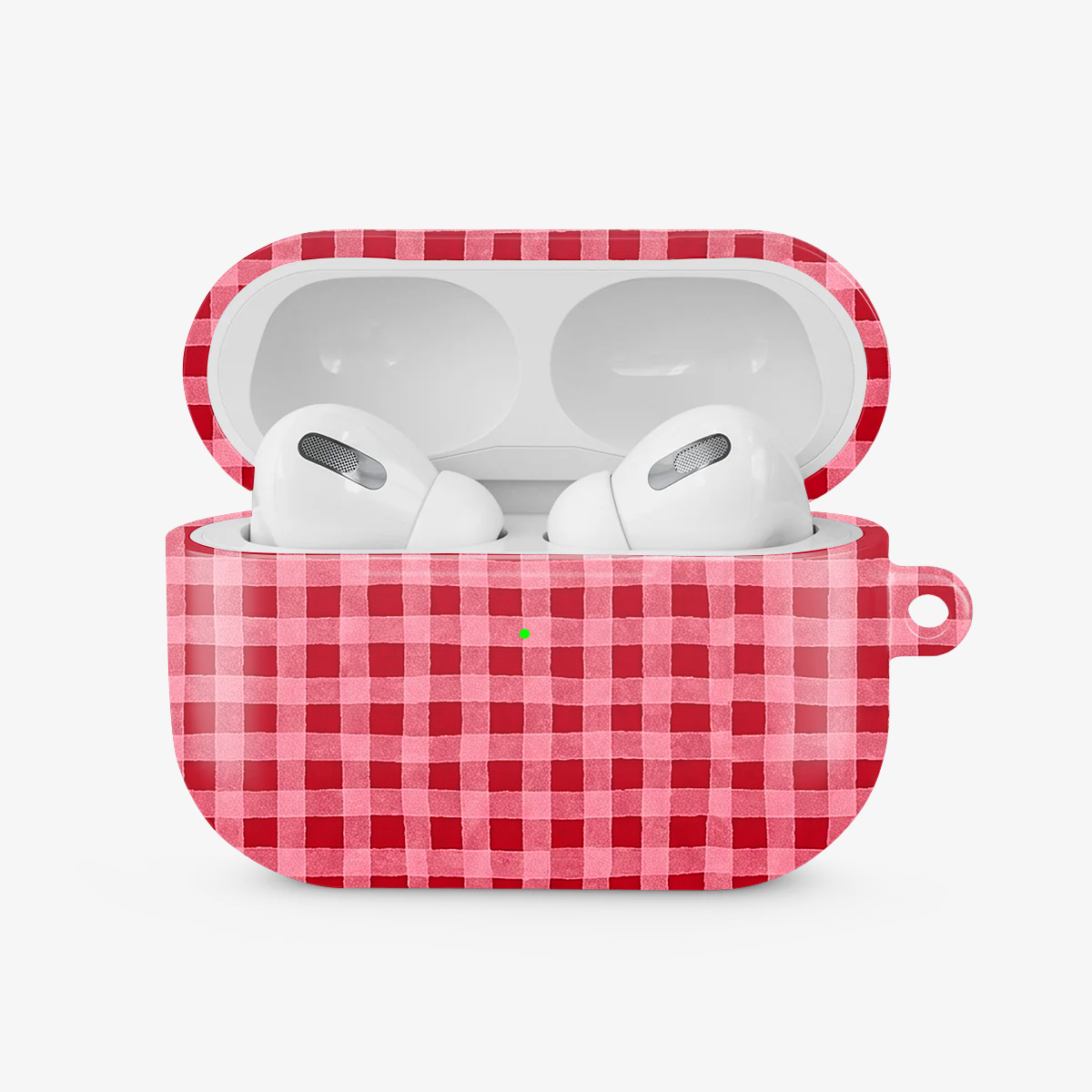 Gingham | Cottage Red Airpods Case