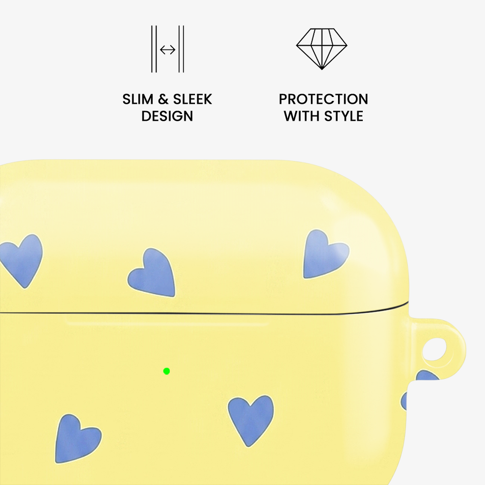 Heartfall | Yellow Airpods Case