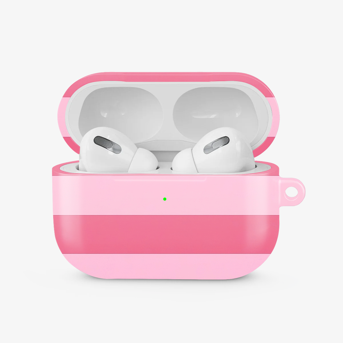 Striped | Pink & Baby Pink Airpods Case