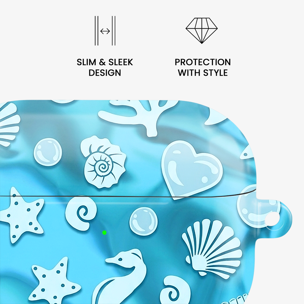 Aquamarine Holo Airpods Case