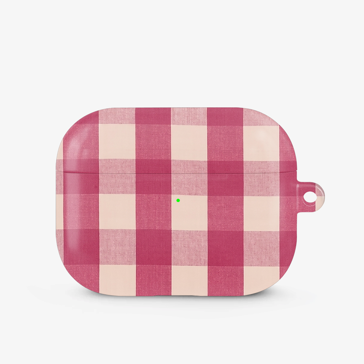 Gingham | Pink I Airpods Case